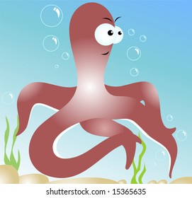  cartoon octopaus	