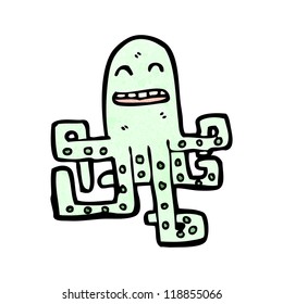 pulpo de dibujos animados