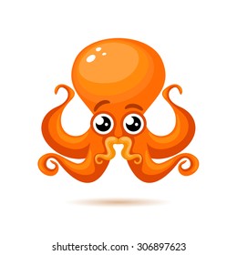 Cartoon octopus