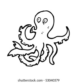 pulpo de dibujos animados