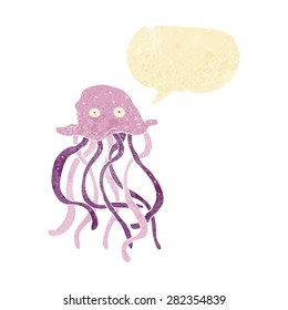 cartoon octopus with speech bubble