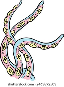 Cartoon octopus Tentacle Cthulhu Clipart