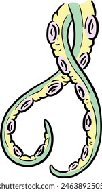 Cartoon octopus Tentacle Cthulhu Clipart