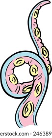 Cartoon octopus Tentacle Cthulhu Clipart