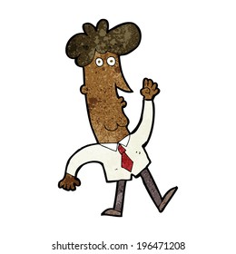 cartoon office man 