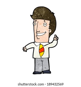 caricaturista con idea