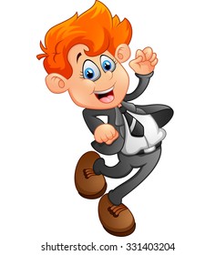 Cartoon office worker 