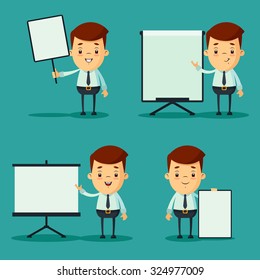 Cartoon Office Workers - Sixth Set