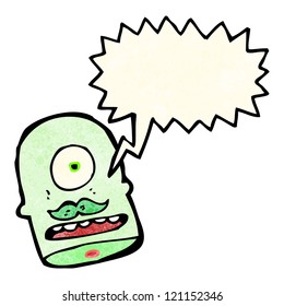 cartoon ogre head