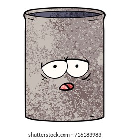 cartoon oil drum
