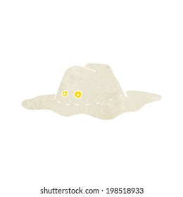 cartoon old australian hat