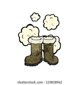 cartoon old boots