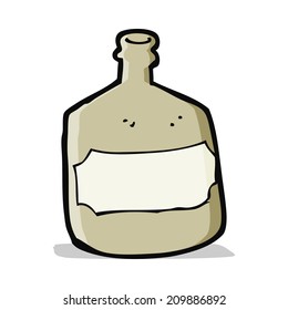 botellas antiguas de dibujos animados