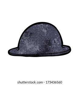 cartoon old bowler hat