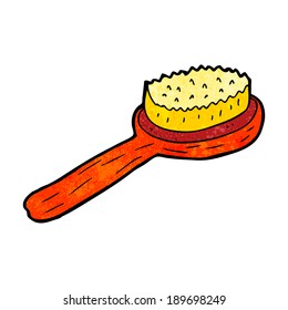 cartoon old brush