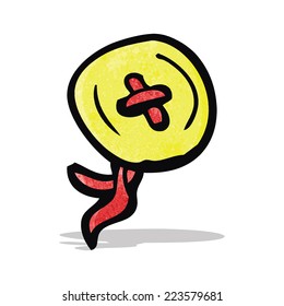 cartoon old button