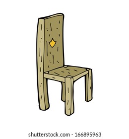 cartoon old chair