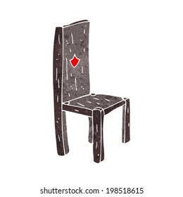 caricatura antigua silla