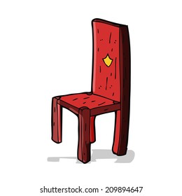 caricatura antigua silla