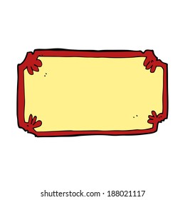 cartoon old frame banner