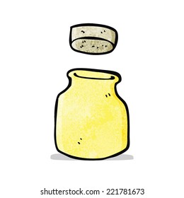 olla de cocina antigua de dibujos animados