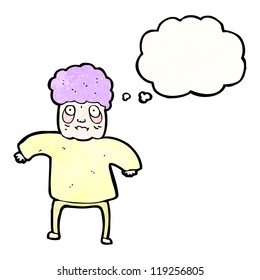cartoon old lady
