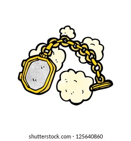 cartoon old locket