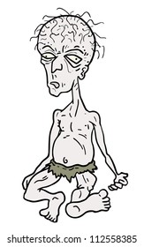 Cartoon old man