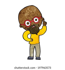 cartoon old man