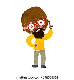 cartoon old man