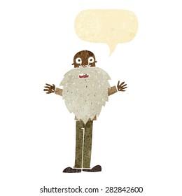 cartoon old man