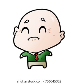cartoon old man