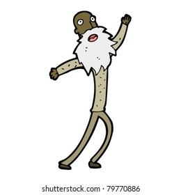 cartoon old man