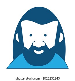 cartoon old man icon