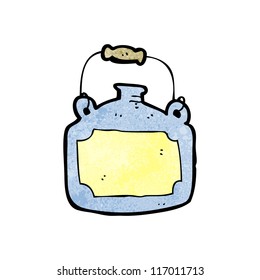 cartoon old pot