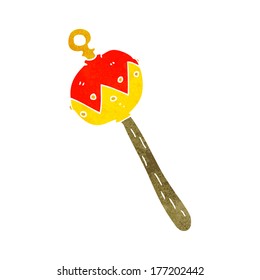 cartoon old rattle
