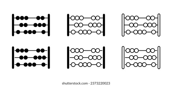 Caricatura del antiguo ábaco escolar. Juguete abacus horizontal. números y colores de aprendizaje para bebés. Juguete para la educación de los niños. El concepto de juego. Marco de recuento de abacus. Herramienta de cálculo con perlas deslizándose sobre los cables.