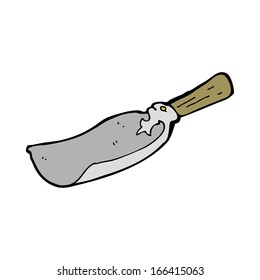 cartoon old shovel