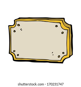 Karikaturenschild