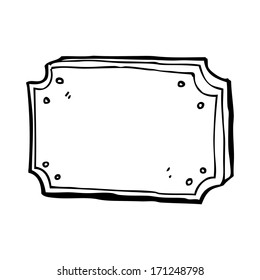 Karikaturenschild