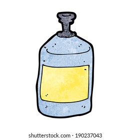 botella de ardilla antigua de dibujos animados