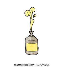 botella de ardilla antigua de dibujos animados