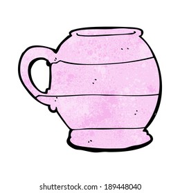 caricatura del viejo estilo mug