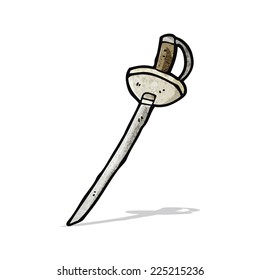 cartoon old sword
