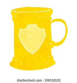 caricatura del viejo tankard