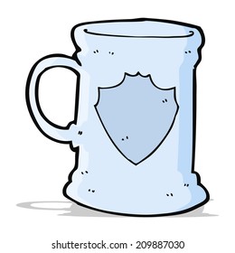 caricatura del viejo tankard