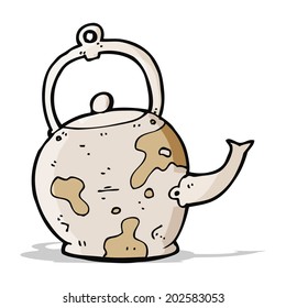 Cartoon-Teekanne