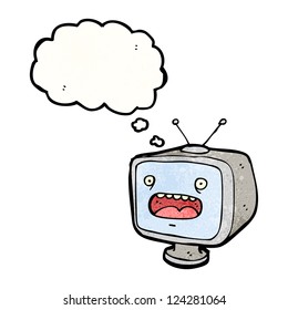 Cartoon-alter Fernseher