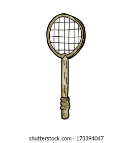 raqueta de tenis antigua