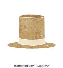 cartoon old top hat